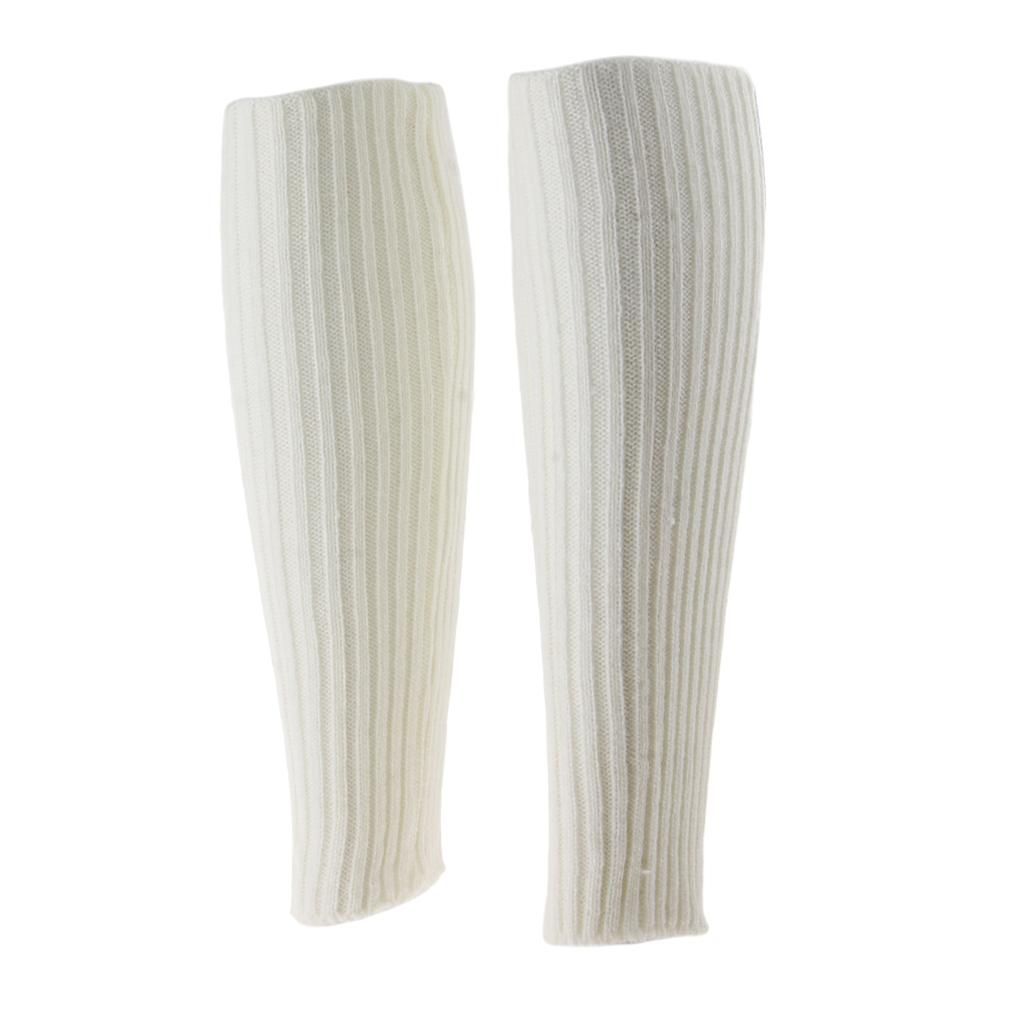 2x Ladies Ribbed Leg Warmer Thigh-High Long Boots Shoes Socks Dance