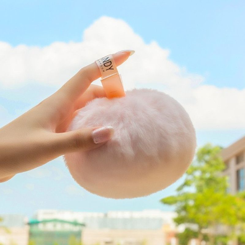 Large Size Makeup Highlighter Powder Puff Fluffy Glitter Shimmering Face Body Foundation Sponge Ball Plush Cosmetic Tool WEF