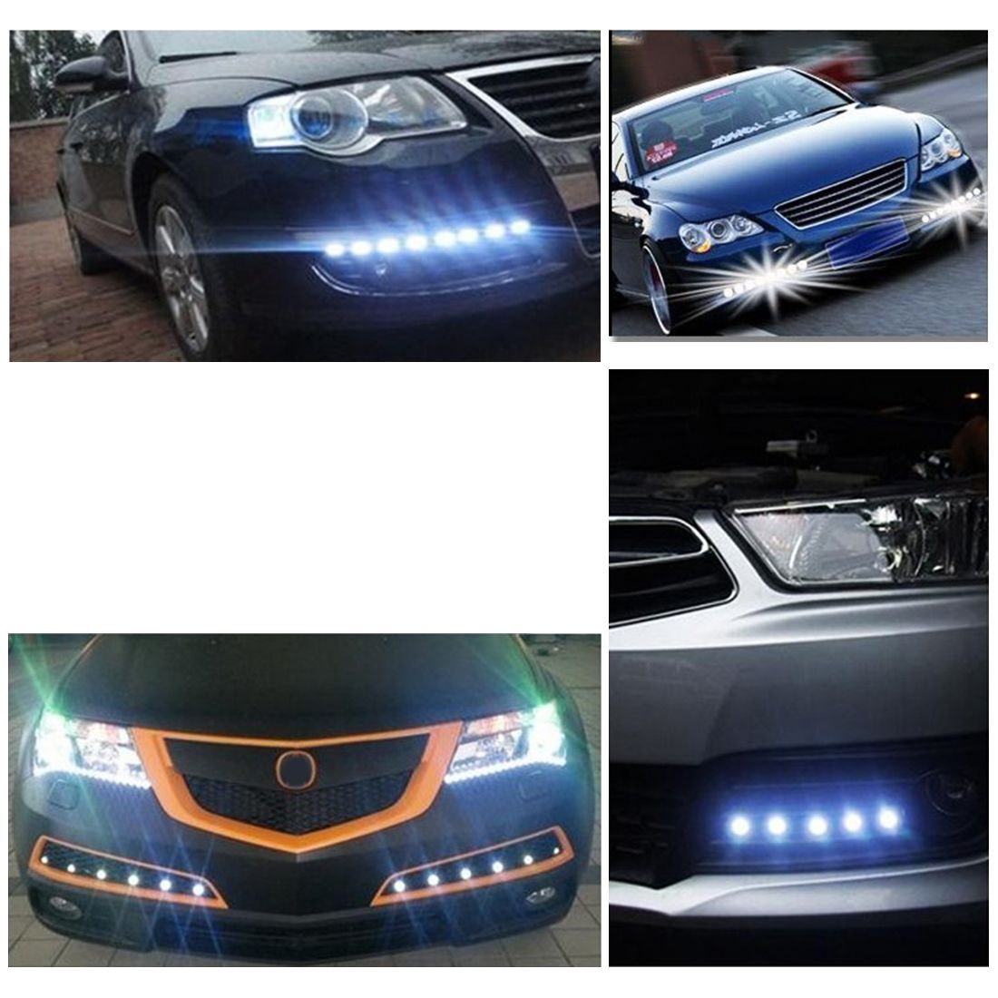 2 PCS 3W Waterproof Eagle Eye Light LED Light For Vehicles