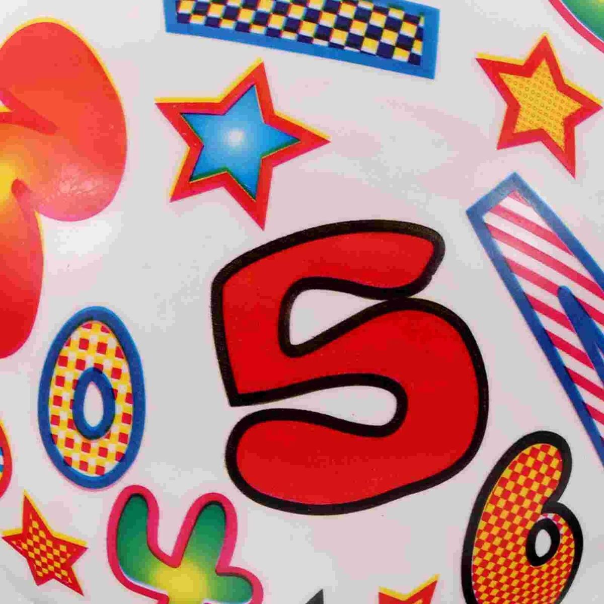 2 Pcs Beach Balls Kids Bulk Mini Letter Pool Swimming Toys Inflatable Reusable Child