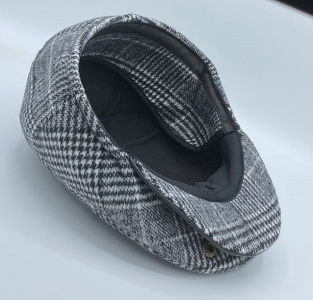 Pin Down Classic Checkered Men's Panama Hat