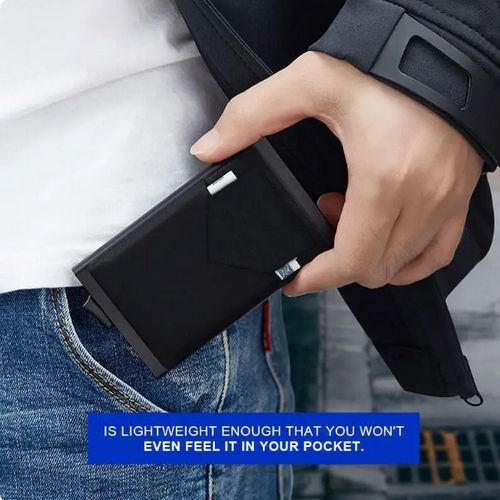 Pop Up Wallet, Blocking Slim Minimalist Atm Credit Card Holder