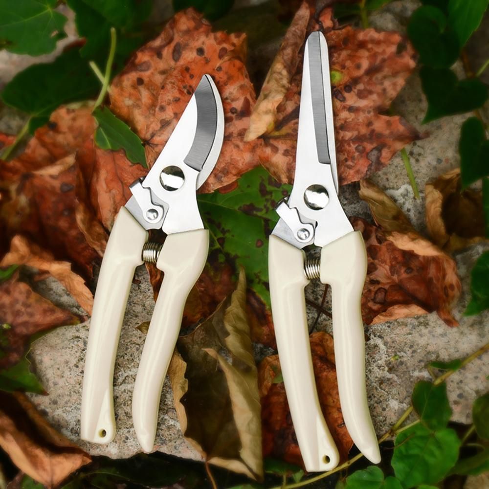 Stainless Steel Garden Scissors Plants Fruit Tree Pruning Shears Grafting Tool Flower Bonsai Pruner Gardening Secateurs Scissor