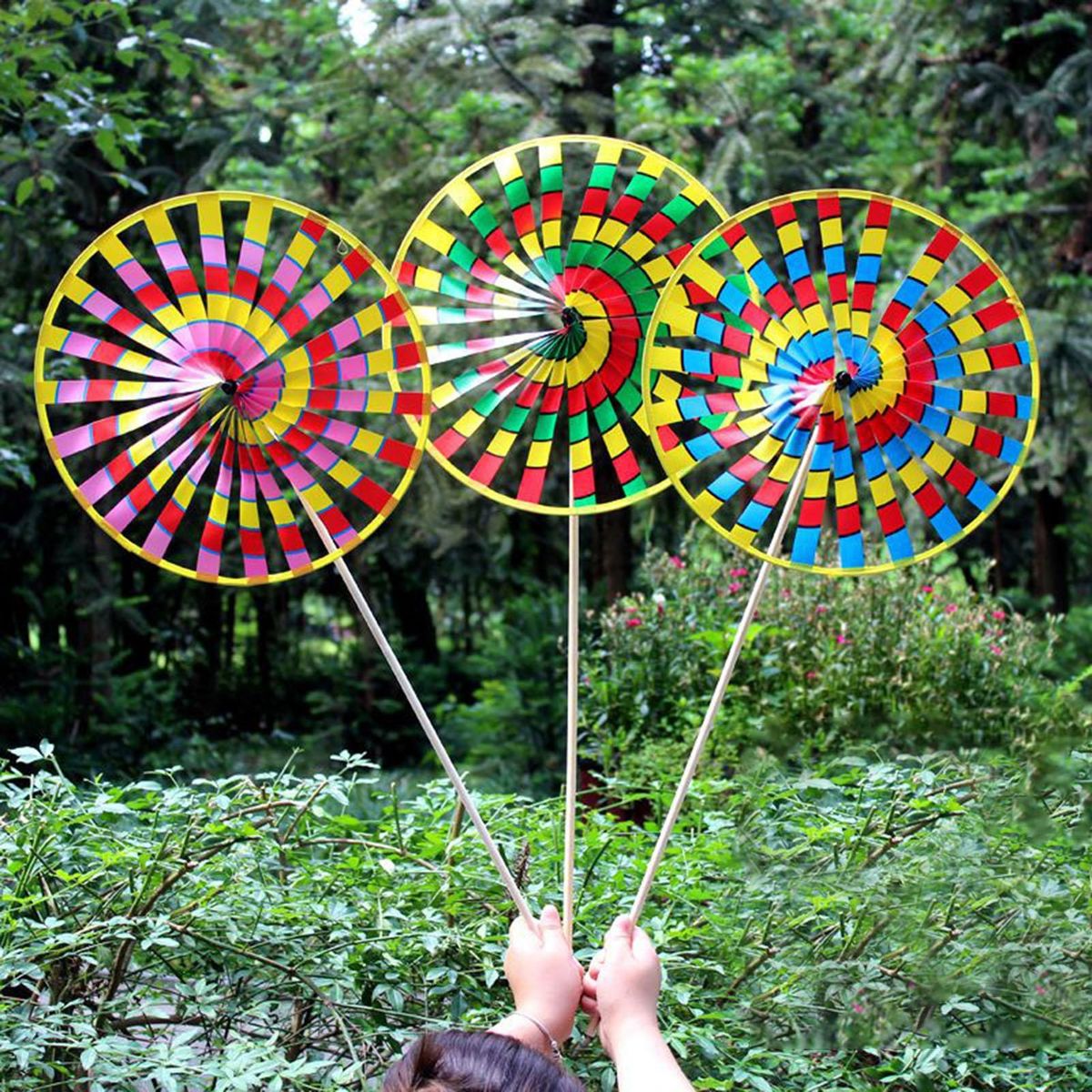 Kids Windmill Toy Multicolor Design Windmill Game