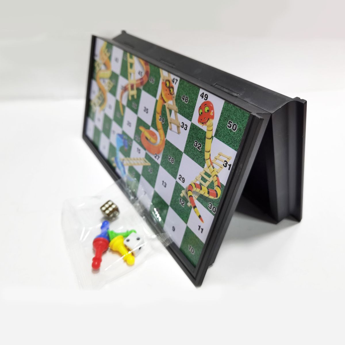 Portable Magnetic Ludo Board Games Classic Snakes And