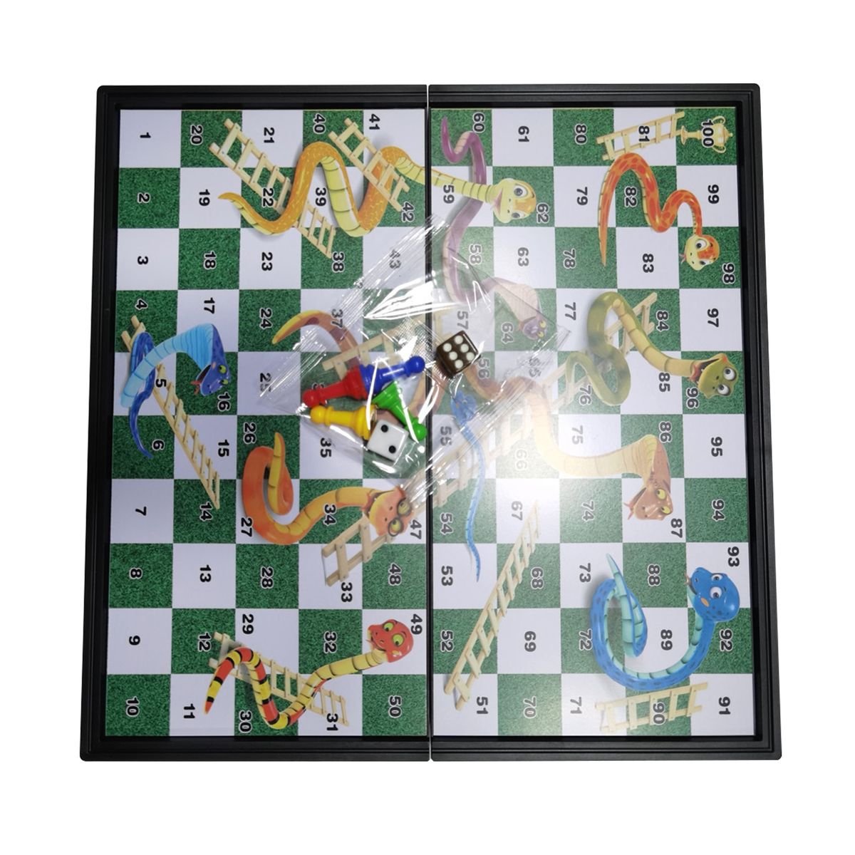 Portable Magnetic Ludo Board Games Classic Snakes And