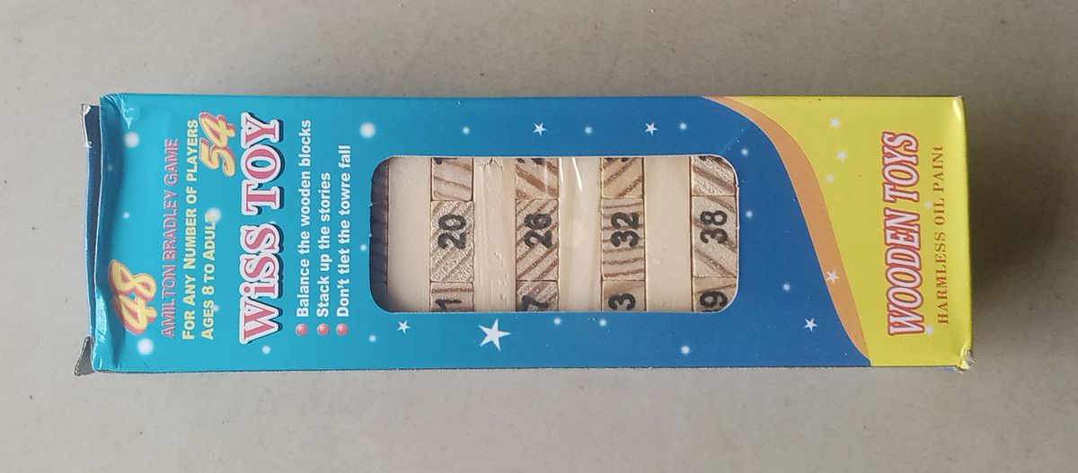 Adult And Children Wood Blocks Wiss Toy Game