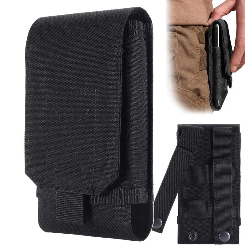Molle Phone  Pouch Universal Belt Waist Bag For IPhone 13 Pro Max/13 Pro/13/13 Mini/12 Pro Max/12 Pro/12/11 Pro SAB