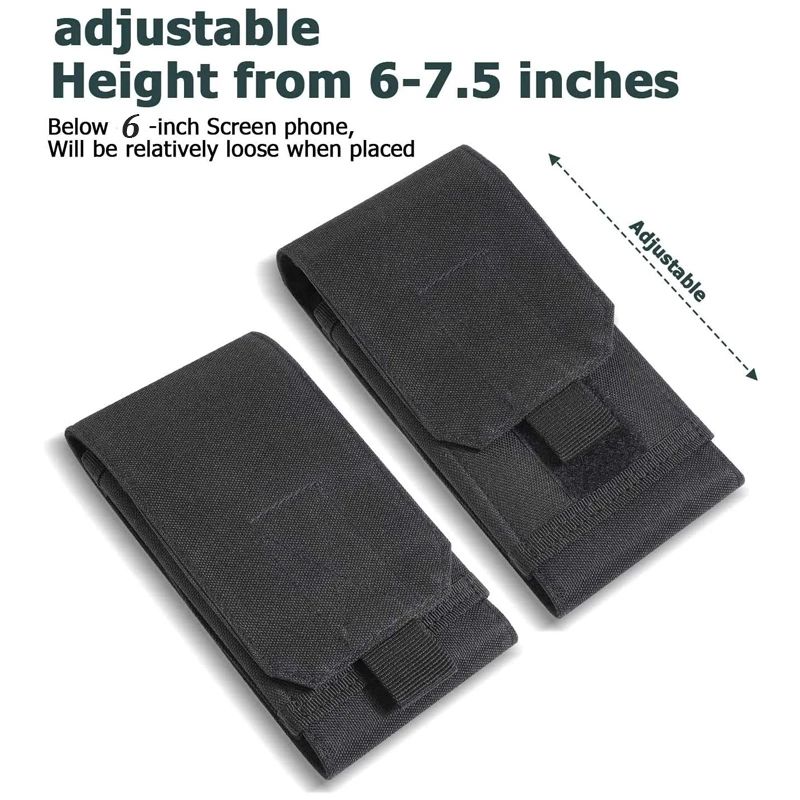 Molle Phone  Pouch Universal Belt Waist Bag For IPhone 13 Pro Max/13 Pro/13/13 Mini/12 Pro Max/12 Pro/12/11 Pro SAB