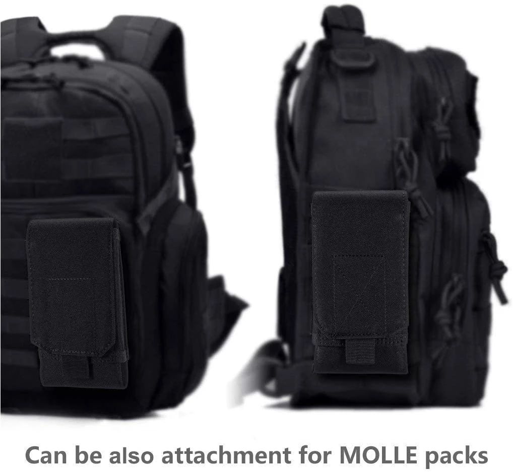 Molle Phone  Pouch Universal Belt Waist Bag For IPhone 13 Pro Max/13 Pro/13/13 Mini/12 Pro Max/12 Pro/12/11 Pro SAB