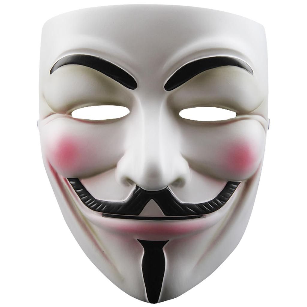V for Vendetta Anonymous Guy Fawkes Resin Cosplay Mask