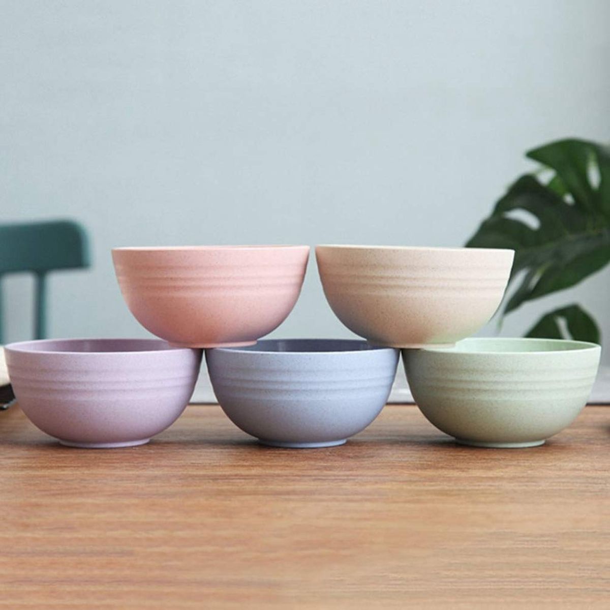 5 PCS 12cm Cereal Bowls Bowl Noodle Container Mixing