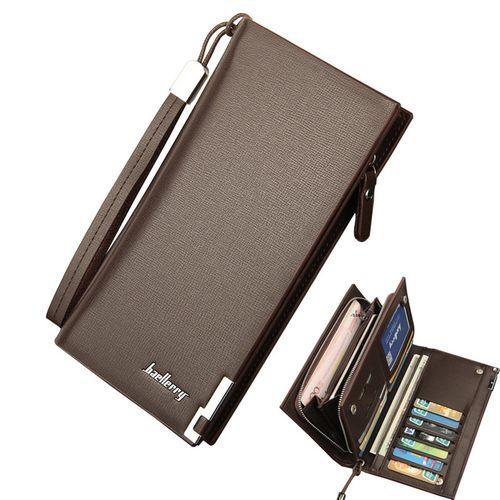 Cell Phone Long Wallet Men Business Money Purse Card Holders