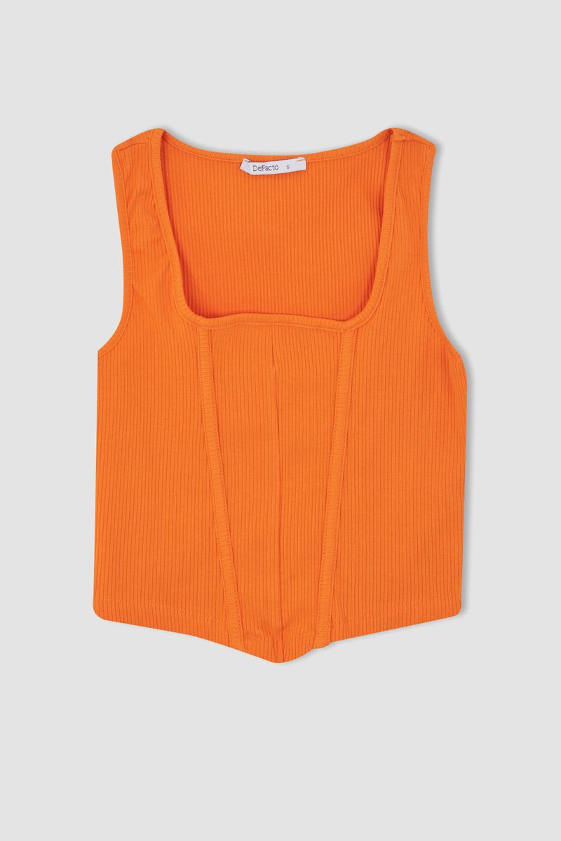 Woman Fitted Athlete-Orange