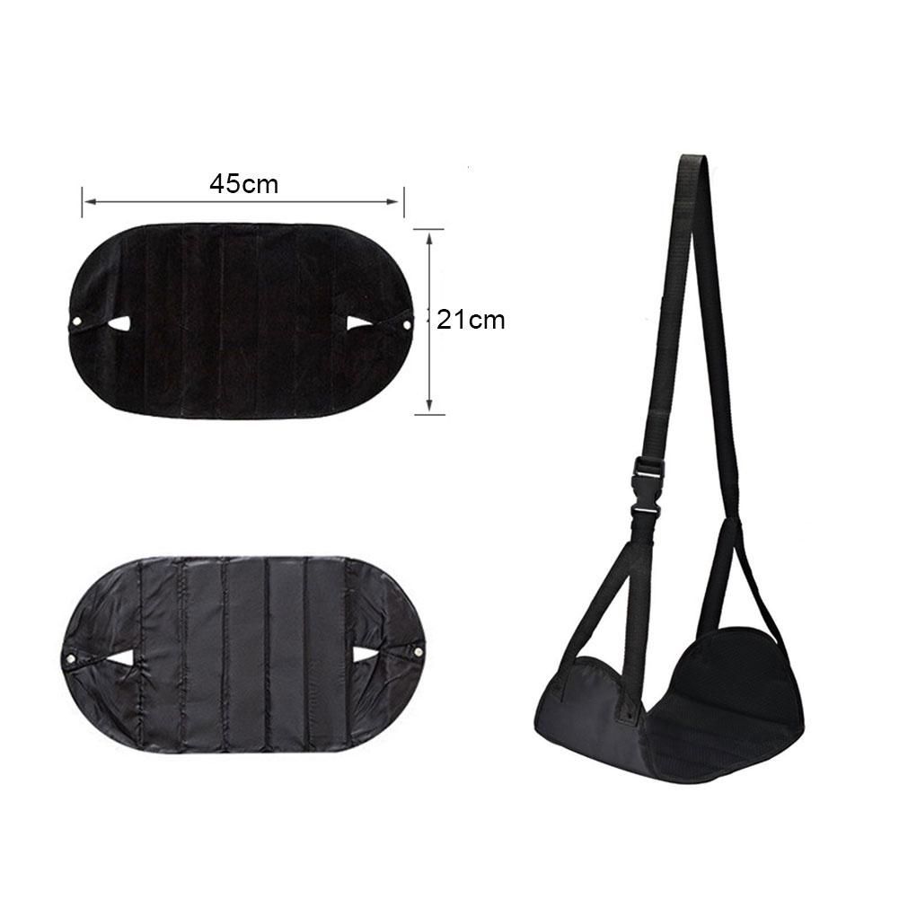Travel Flight Airplane Carry-on Adjustable Pillows Portable Footrest Leg Hammock