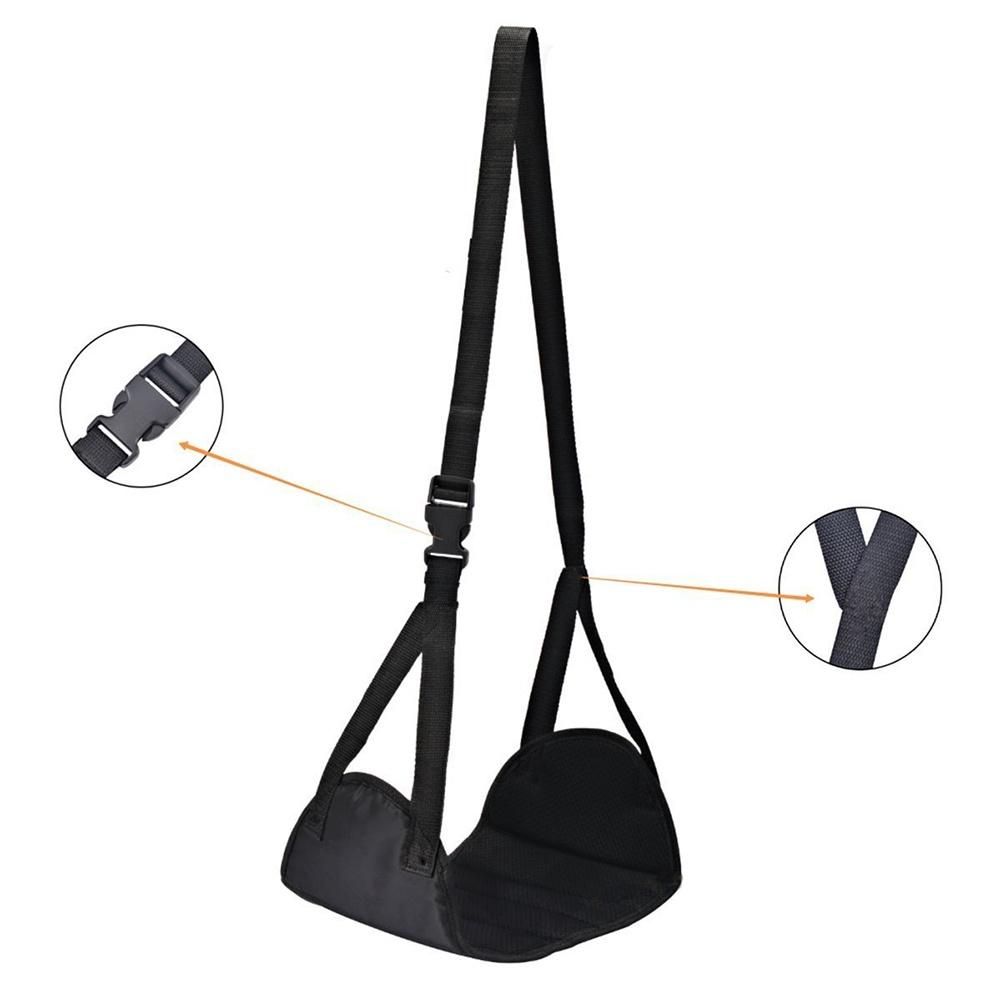 Travel Flight Airplane Carry-on Adjustable Pillows Portable Footrest Leg Hammock
