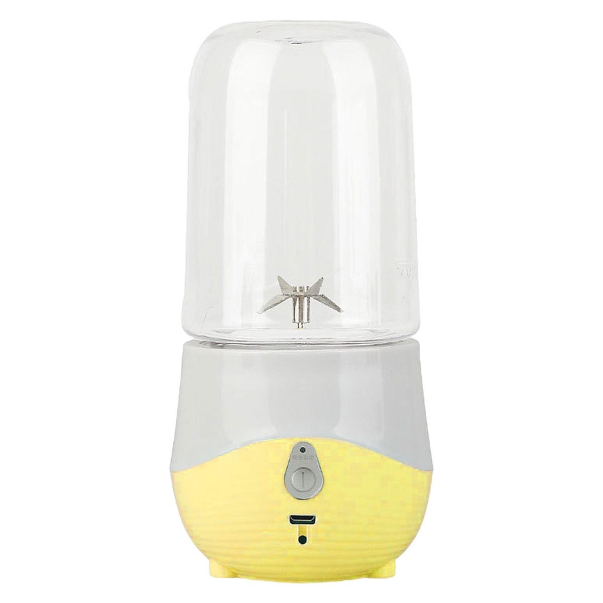 1 Set Electric Juice Cup Large Capacity Wireless Juicer Yellow