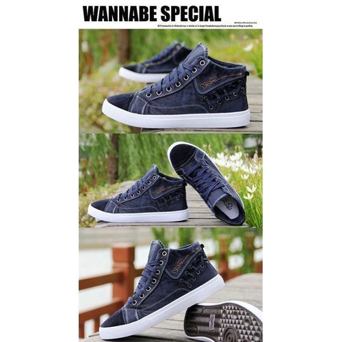 Men Denim Sneakers(Blue)