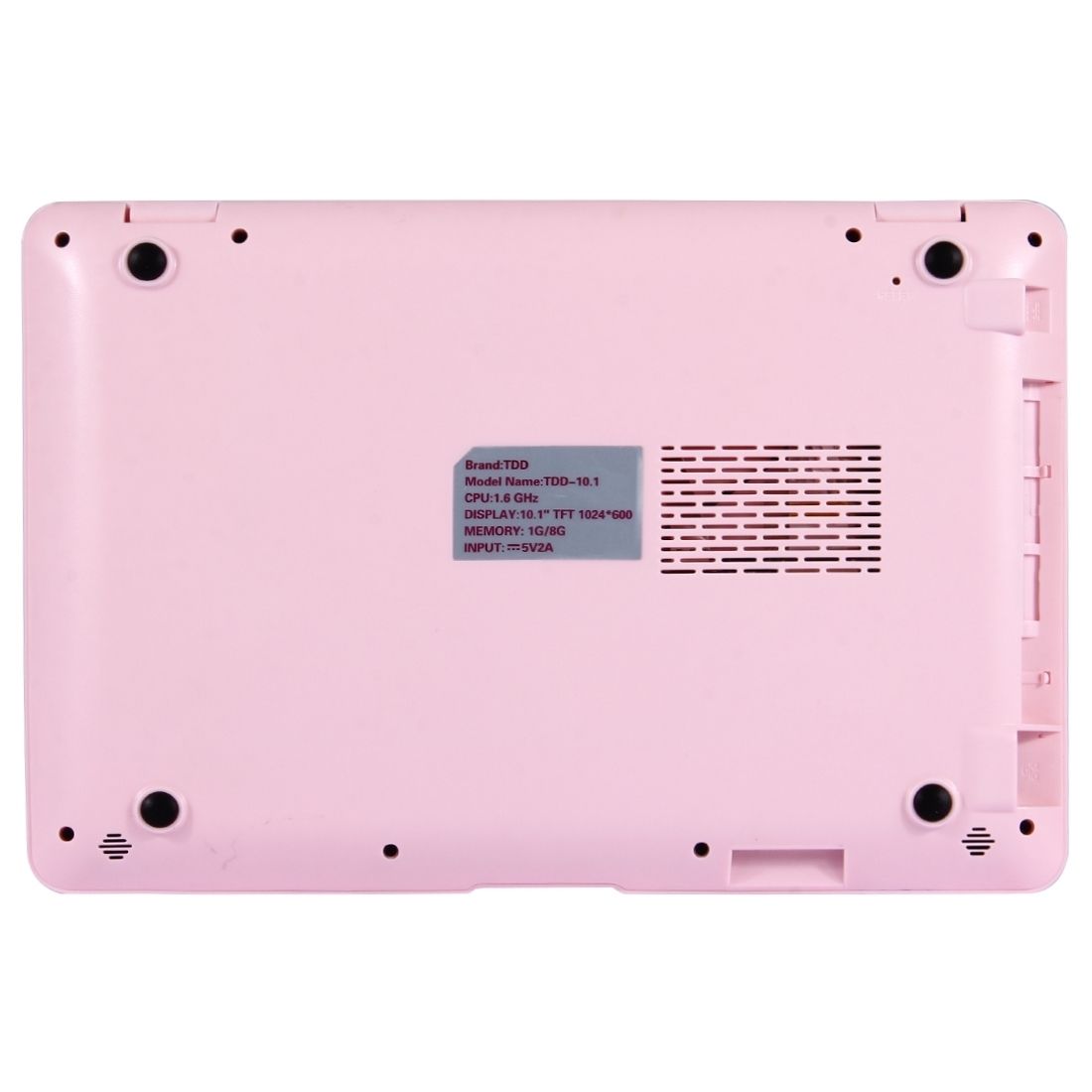 Netbook PC, 10.1 Inch, 1GB+8GB, Android 6.0 Allwinner A33 Quad Core 1.5GHz, WiFi, USB, SD, RJ45(Pink)