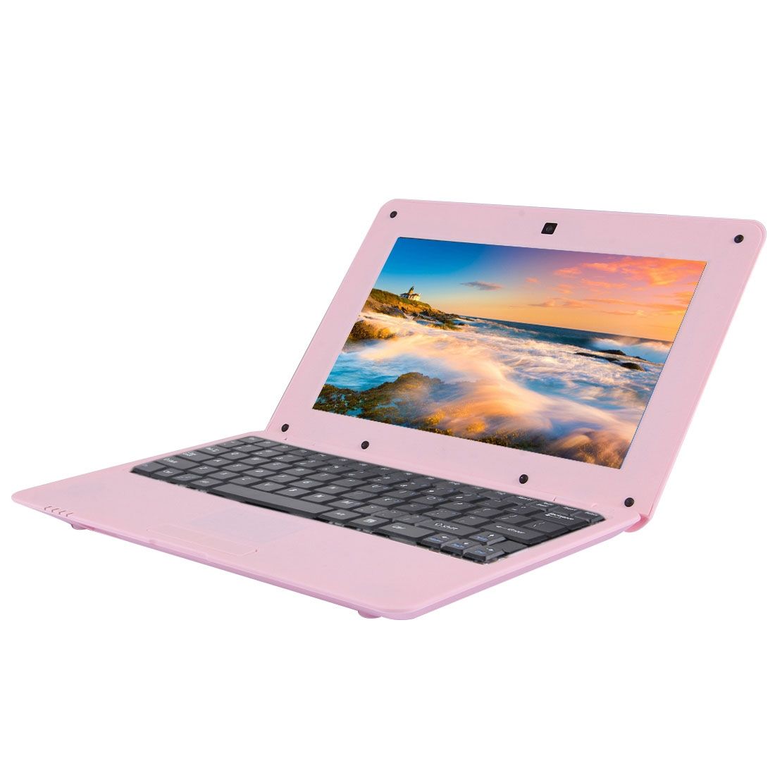 Netbook PC, 10.1 Inch, 1GB+8GB, Android 6.0 Allwinner A33 Quad Core 1.5GHz, WiFi, USB, SD, RJ45(Pink)