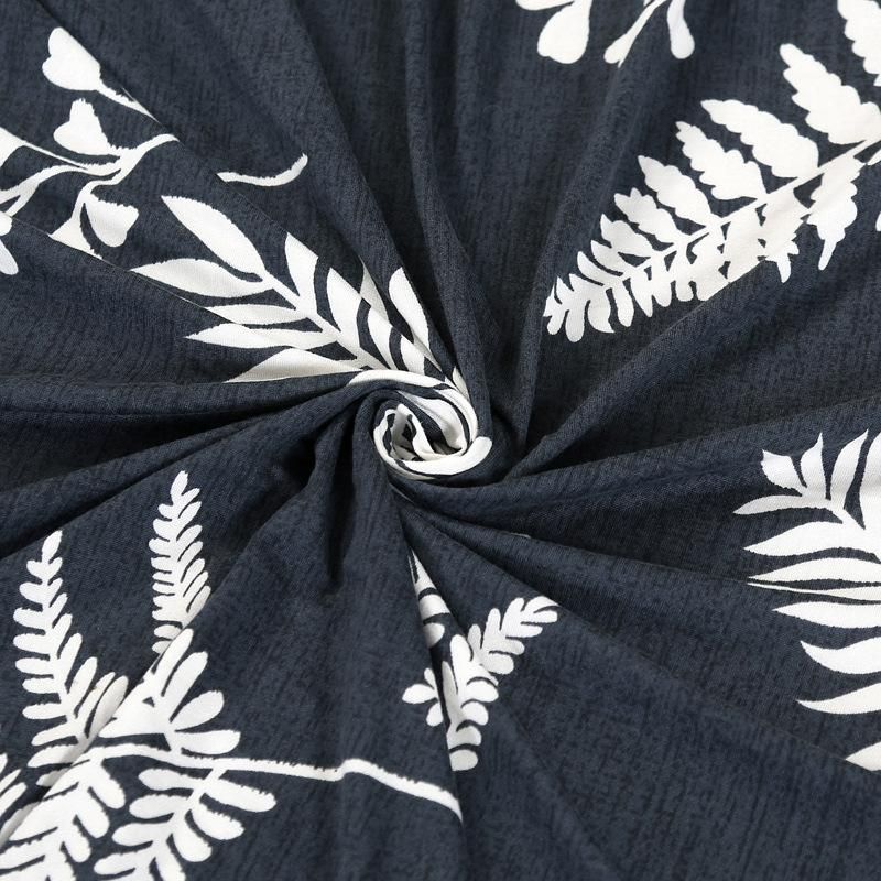 Printed Chair Cover Washable Big Elastic Kitchen Chair Covers Stretch Seat Slipcovers For Dining Room Wedding