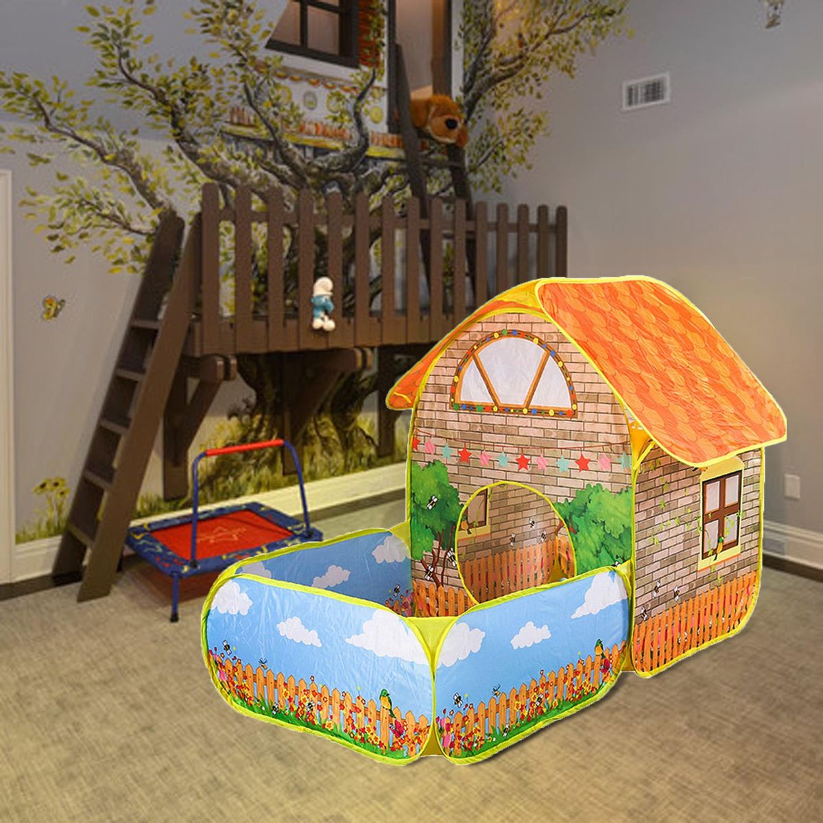 Foldable Play Tent Toys Kids Play Tent For Yard Outdoor Garden