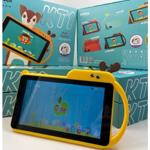 Kt1 Android Tablet For Kids Education - 7" - 2GB RAM - 16GB ROM  - WIFI - 3000mAh - Yellow