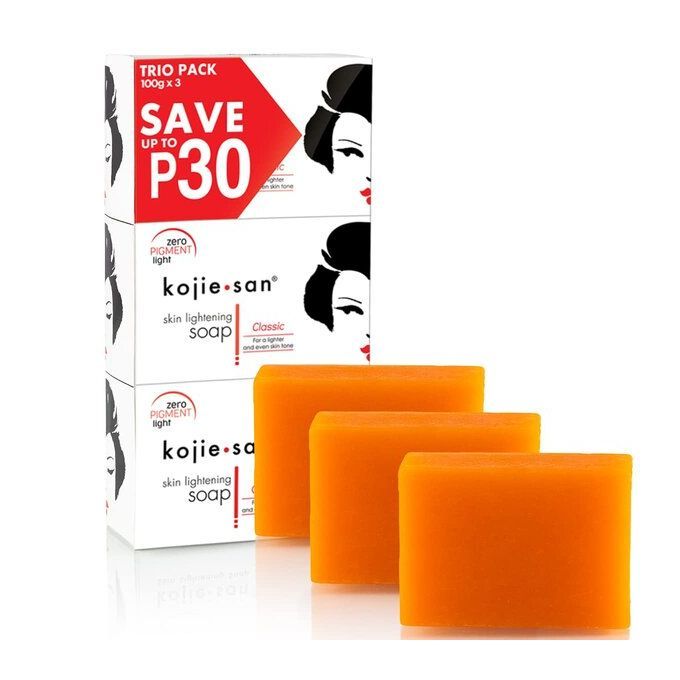 Kojie San Skin Lightening Classic Soap 3 In 1 - 100g