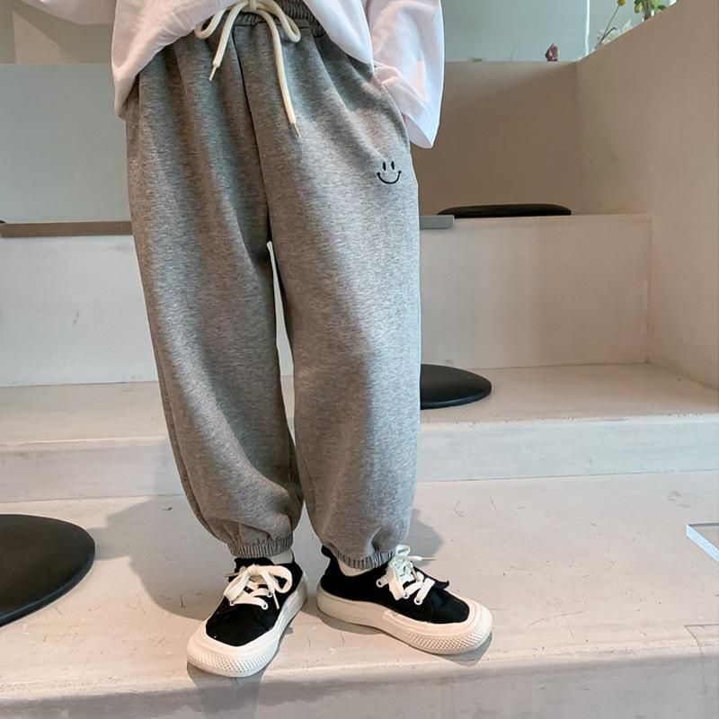 2023 European And American Thick Velvet Children's Pants Winter Warm Girls' Pants