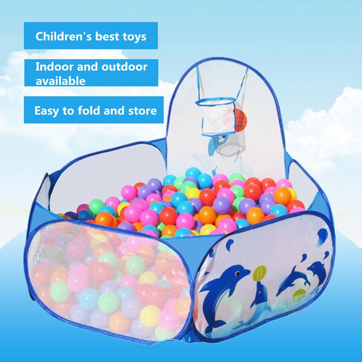 Portable Kids Child Ball Pit Pool Play Tent For Baby Indoor Outdoor Game Toy New