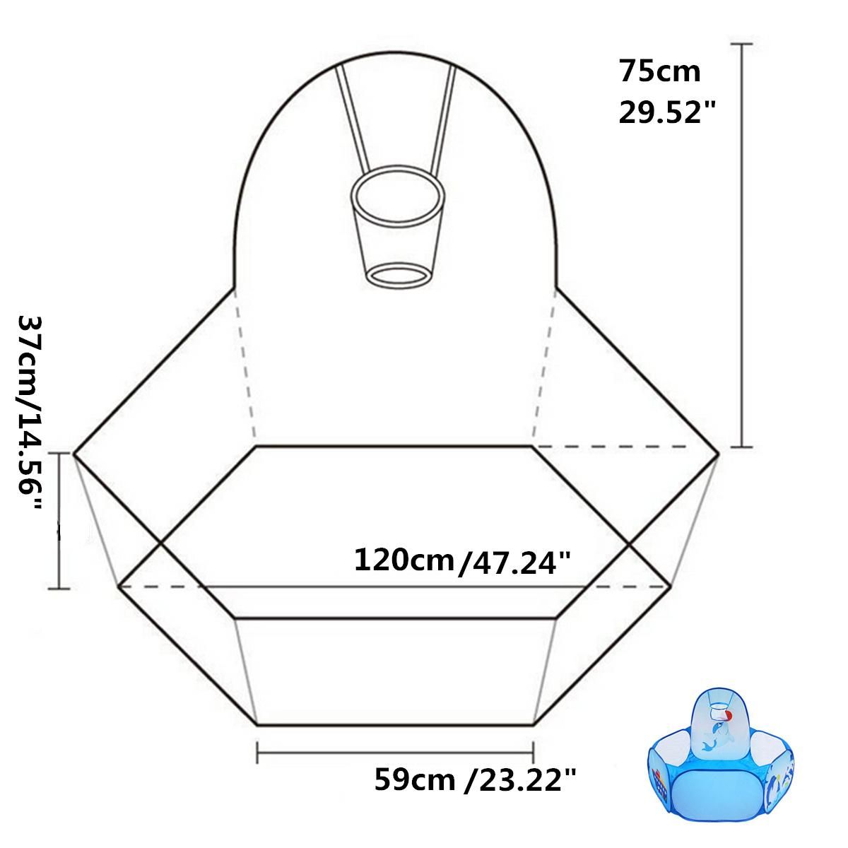 Portable Kids Child Ball Pit Pool Play Tent For Baby Indoor Outdoor Game Toy New