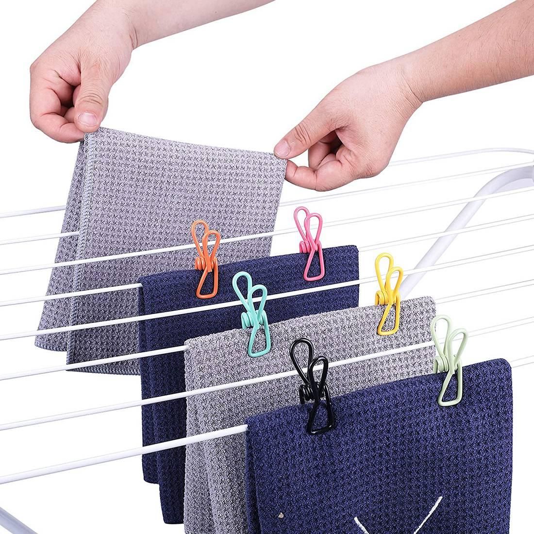 Assorted Chip Bag Clips Utility Pack of - Clothesline Clip for Laundry Hanging, Kitchen Bags Hooks, Multi Purpose