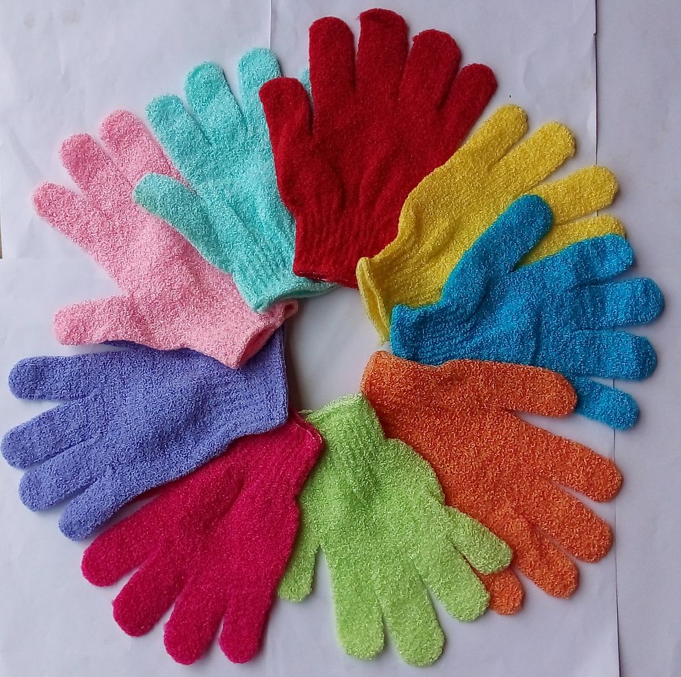 9 PAIRS MULTI COLOUR EXFLIOATING CLASSIC OVAL BATH SPONGE