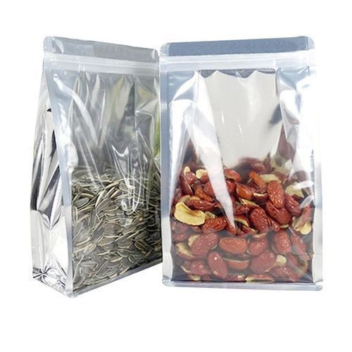 StandUp Pouch Ziplock Silver 50pcs