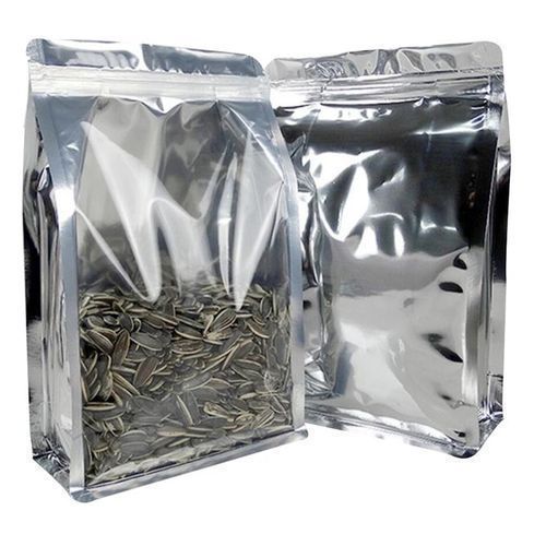 StandUp Pouch Ziplock Silver 50pcs