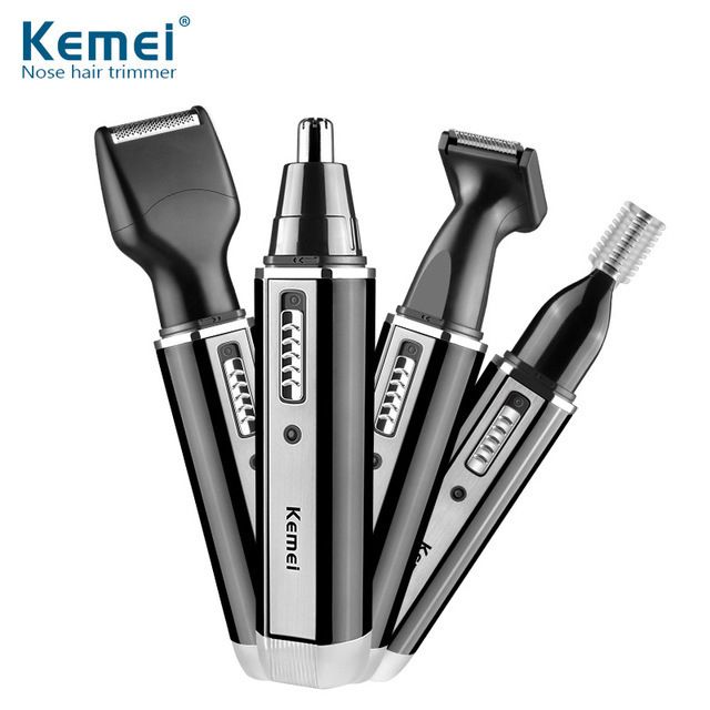 Rechargeable 4 In 1 Nose/Beard/Eyebrows & Ear Hair Trimmer