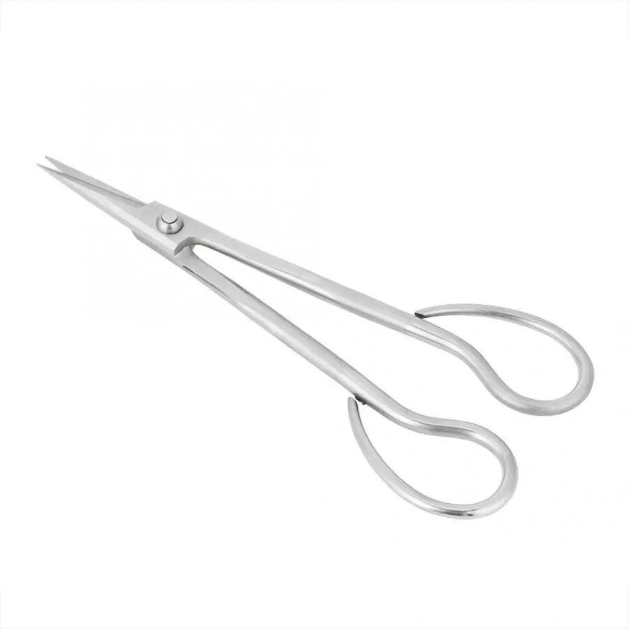 185mm Stainless Steel Bonsai Scissors Bonsai Shear Long Handle Scissors Garden Scissors Grafting Tool Hand Tool Bonsai Scissors