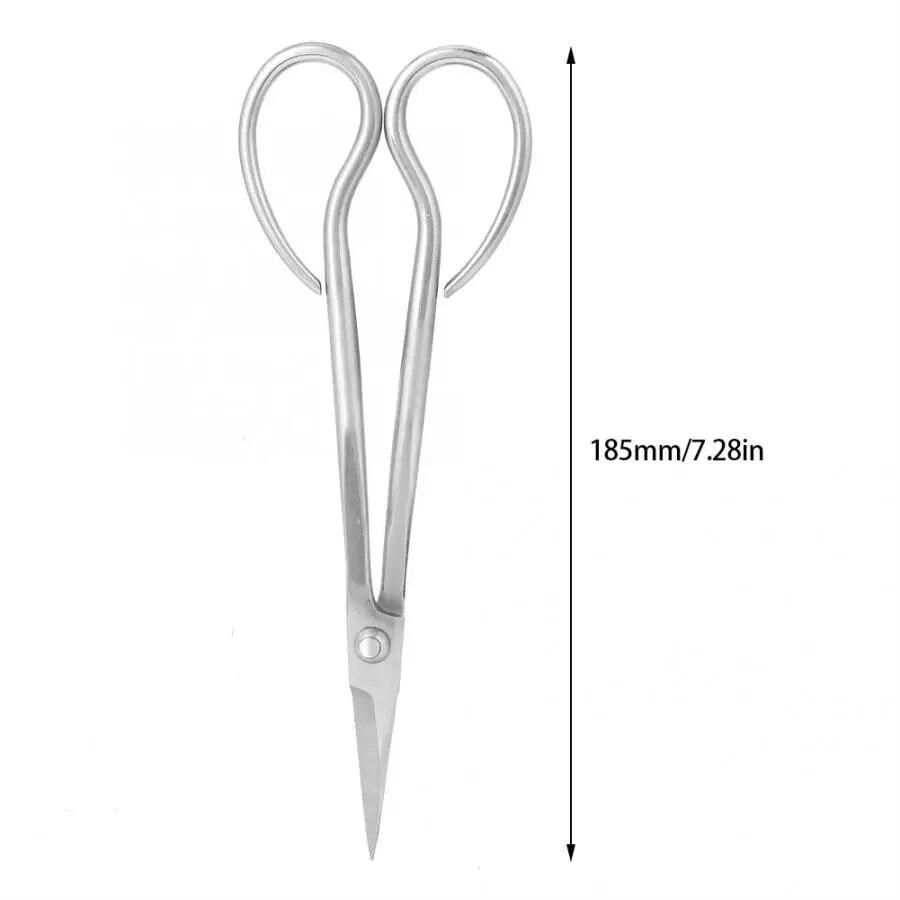 185mm Stainless Steel Bonsai Scissors Bonsai Shear Long Handle Scissors Garden Scissors Grafting Tool Hand Tool Bonsai Scissors
