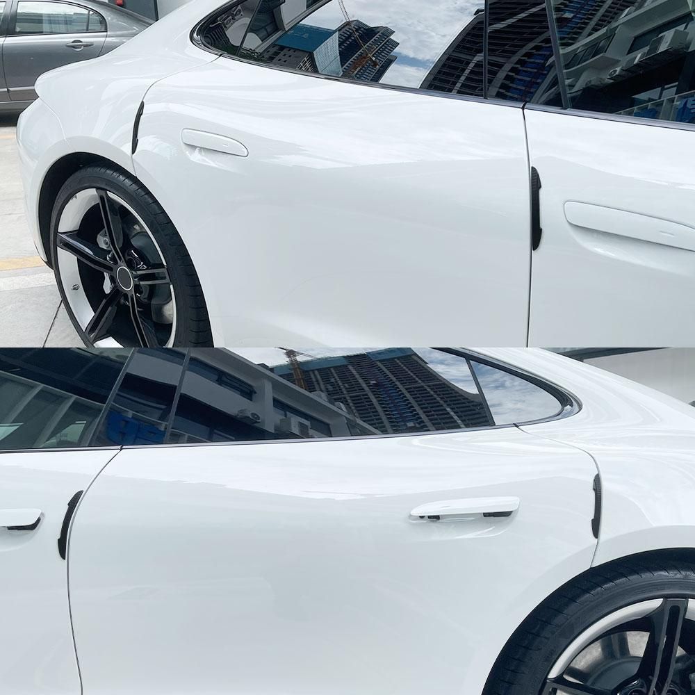 4Pcs Car Door Edge Scratch Protector Strips For Honda Fit Insight Civic Accord CRV Freed Elysion CRZ NSX Exterior Accessories