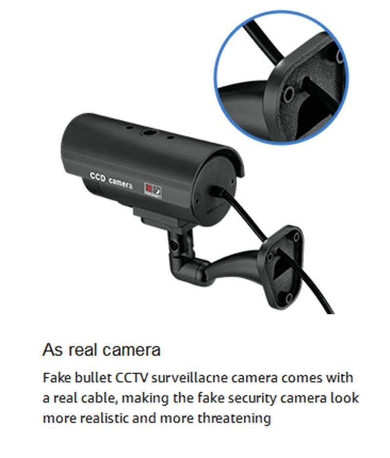 High Simulation CCTV Camera Office Outdoor Security Camara Dummy Simulation Camera Webcam Virtual False Public Place Accessories