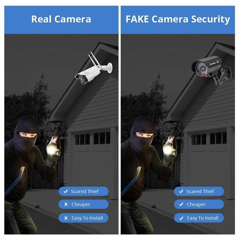 High Simulation CCTV Camera Office Outdoor Security Camara Dummy Simulation Camera Webcam Virtual False Public Place Accessories
