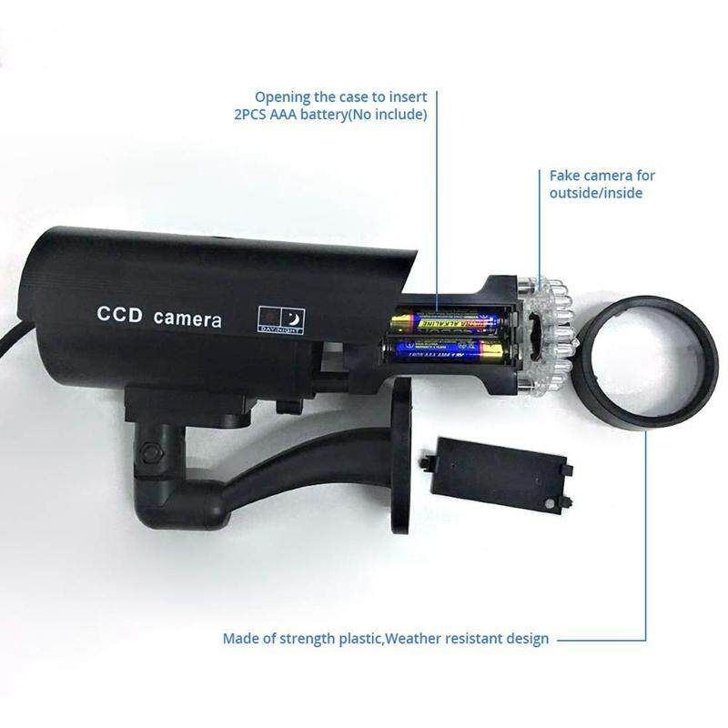 High Simulation CCTV Camera Office Outdoor Security Camara Dummy Simulation Camera Webcam Virtual False Public Place Accessories