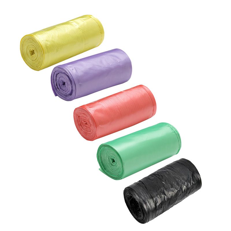 1 Rolls 50 X 46 Cm Garbage Bags Single Color Thick Convenient Envmental Plastic Trash Bags Disposable Plastic Bag Yellow
