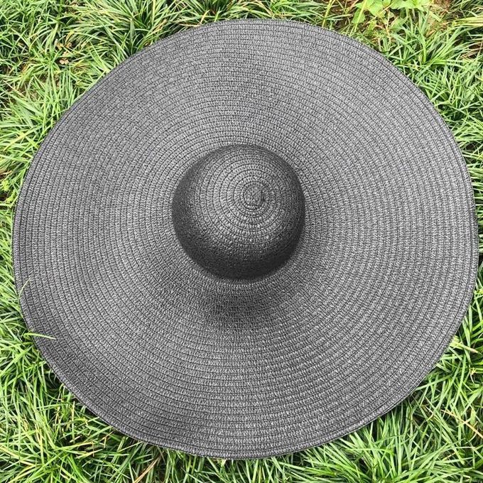 VACATION LUXURY FLOPPY OVERSIZED STRAW BEACH HAT