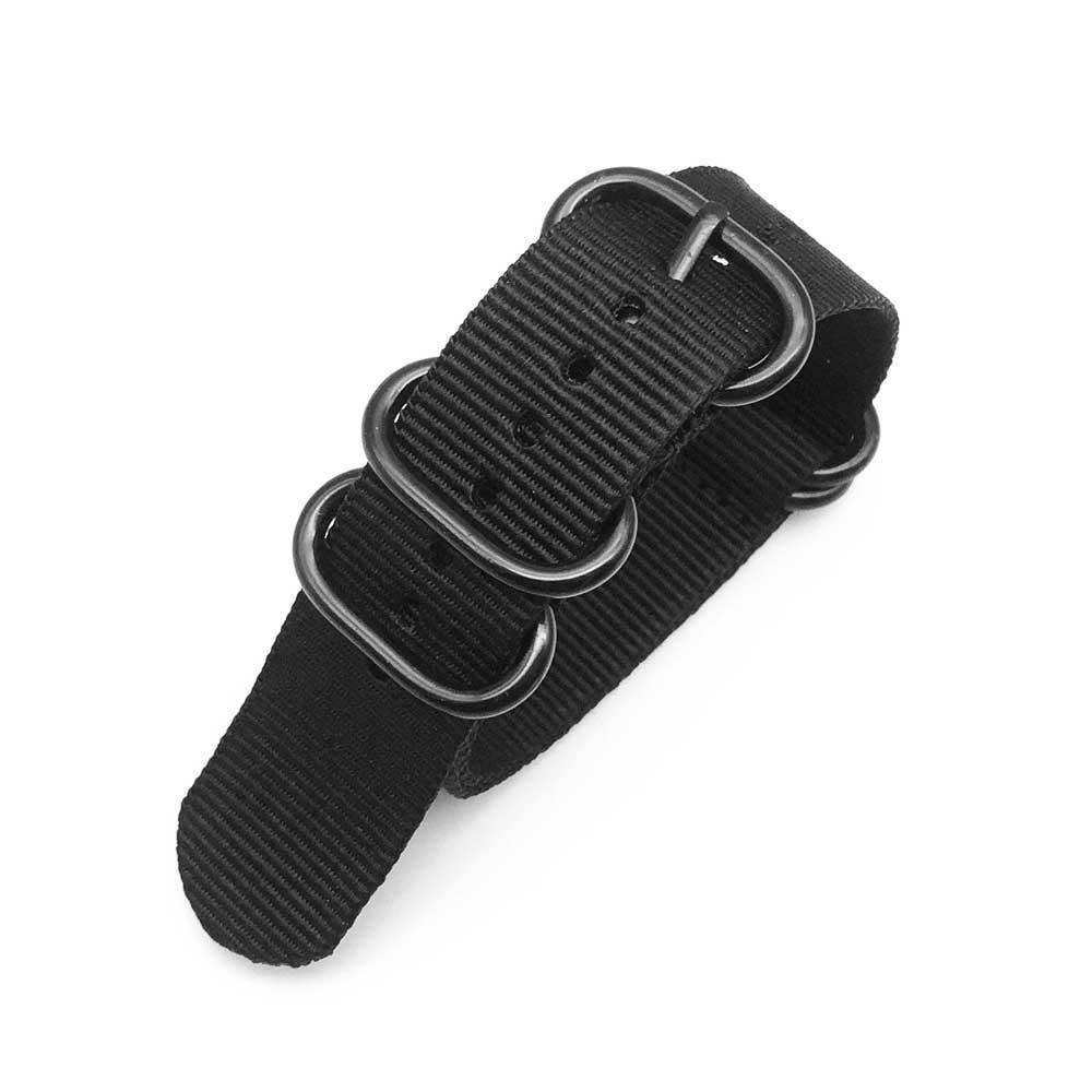Brand heavy duty nylon strap 20mm 22mm 24mm Zulu watch band ring buckle for Seiko No. 5 citizen Casio seagull canvas belt
