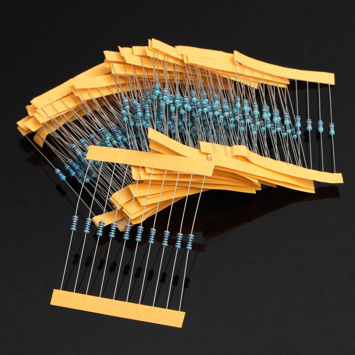 2pcs New Resistors Metal Film 300 Pack, 10 Each 30 Values 1/4w 1% Kit/Assortment Set