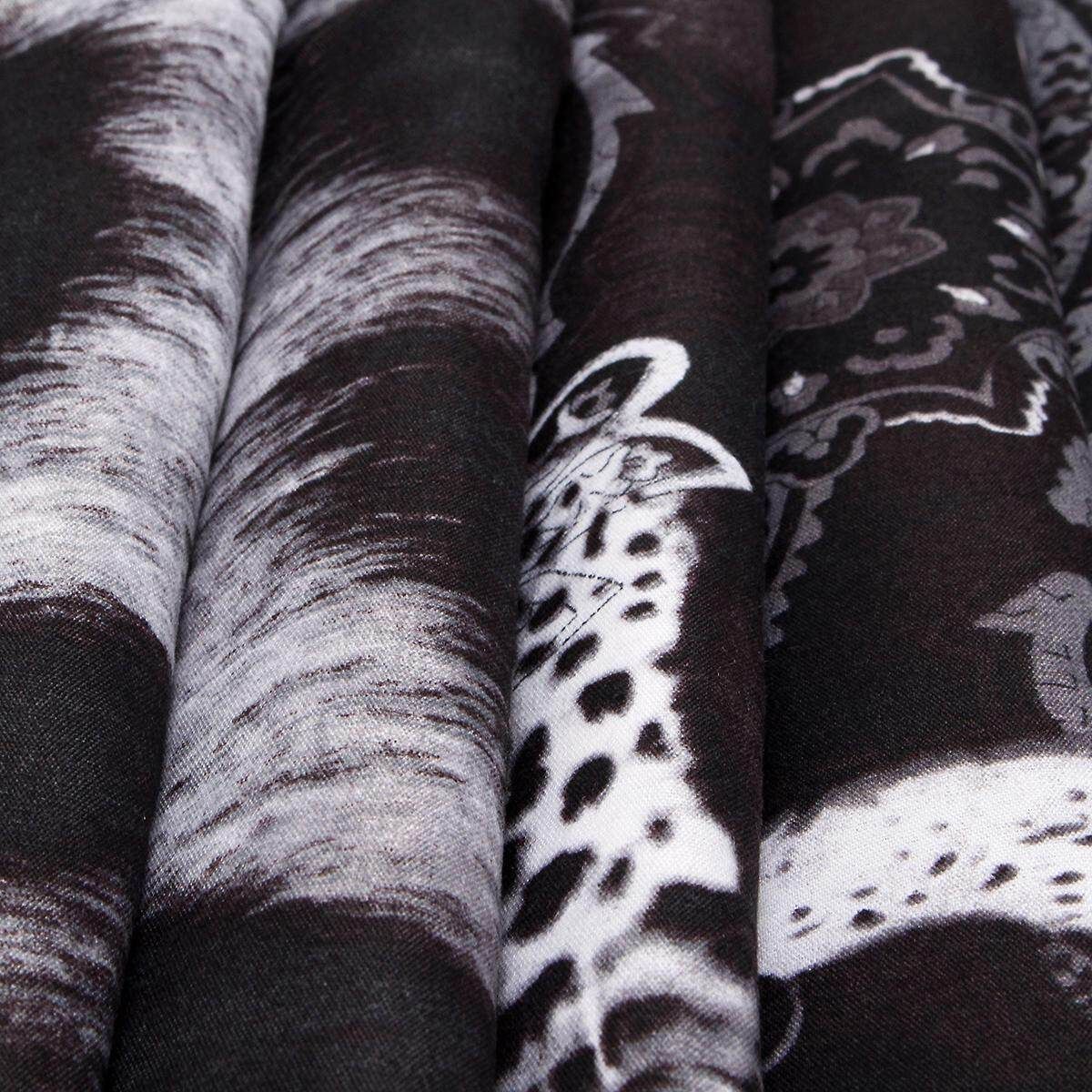 3D Black Leopard Animal Twin Bedding Pillowcase Quilt Duvet Bed Sheet Cover Set