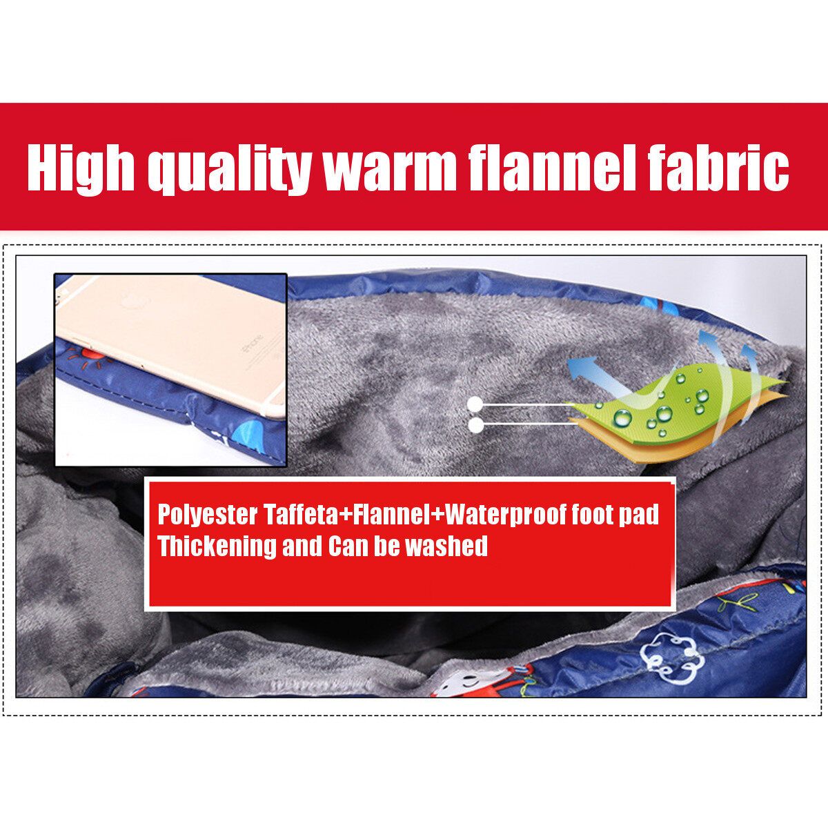 Washable Electric Heating Blanket Foot Hand Heated Warmer Winter Hot Compress US Plug