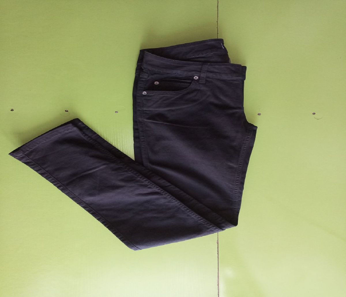 None Fading  Stock Ladies Jeans - Stretching - Black