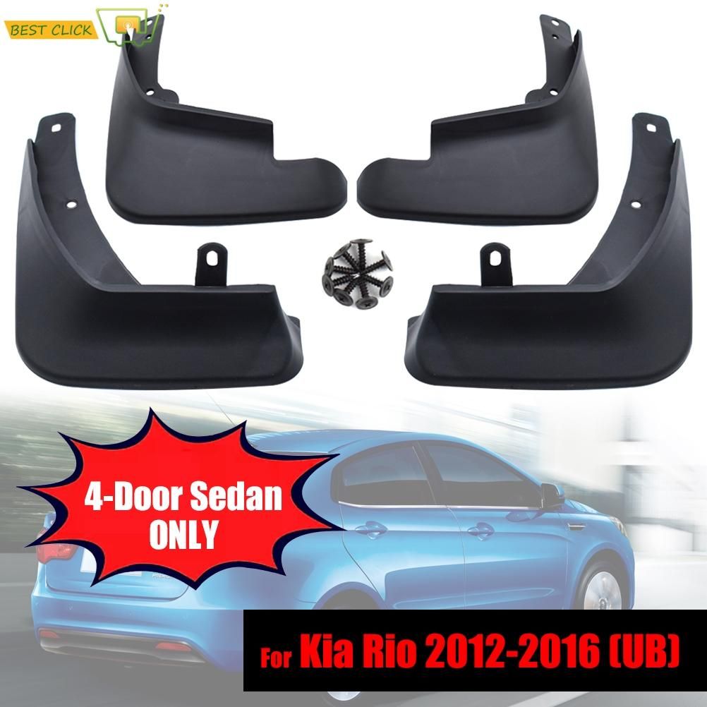 Front Rear Car Flaps For Kia Rio 3 2012 2013 2014 2015 2016 UB Sedan Mudflaps Sp Guards Flap Mudguards Fender